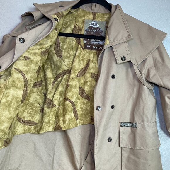 Driza-Bone Australia KIDS Horse Riding Jacket Coat Khaki 4-6 YRS - Picture 2 of 9